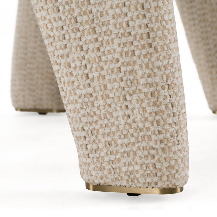 Scahill - Modern Beige Fabric Dining Chair