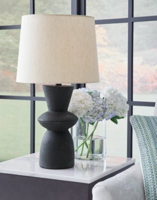 Scarbot Table Lamp (Set of 2) - Black Table Lamp modern furniture Contempo Furniture