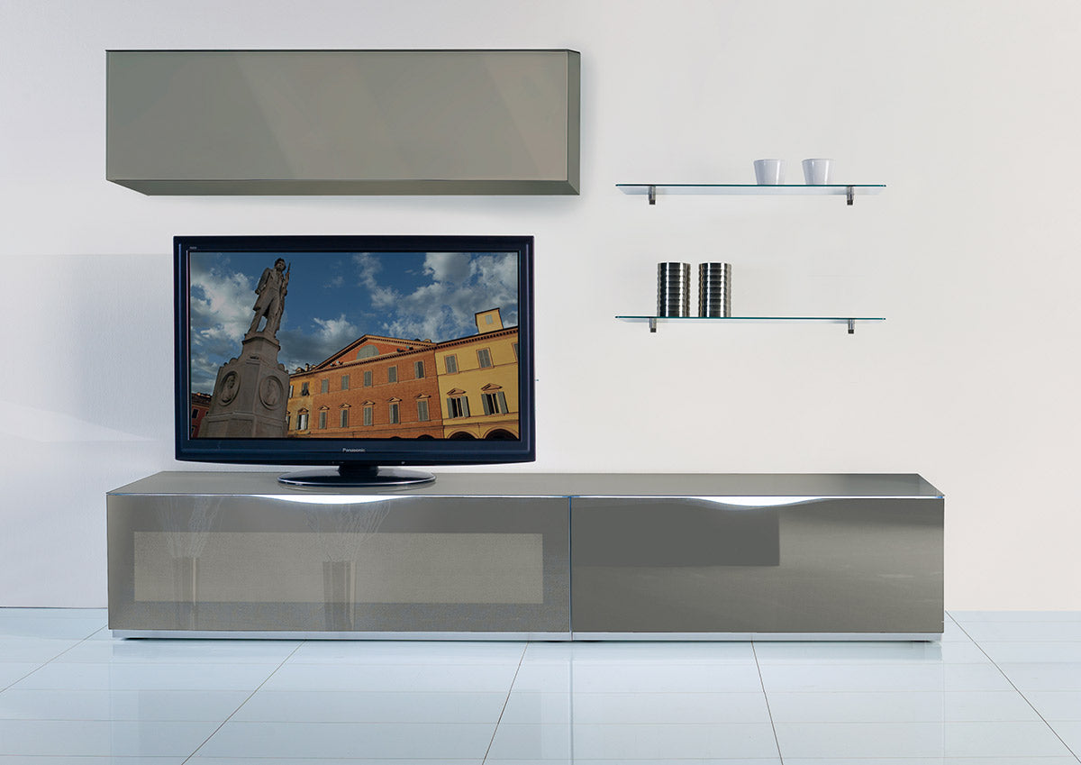 MO-USA2 Modena Grey TV Entertainment System Made In Italy
