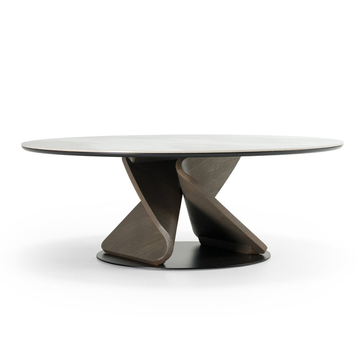 Schiff - Modern Marbled Ceramic Coffee Table Set