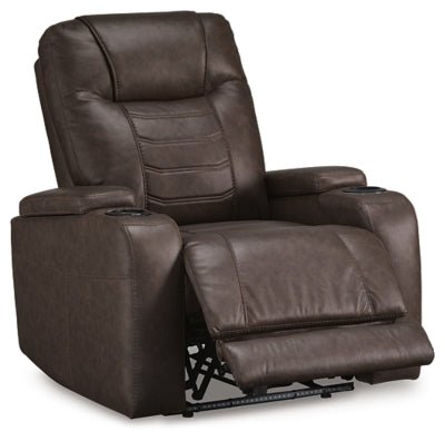 Schooner Rocks Power Recliner - Dark Brown Reclining Chair modern furniture Contempo Furniture