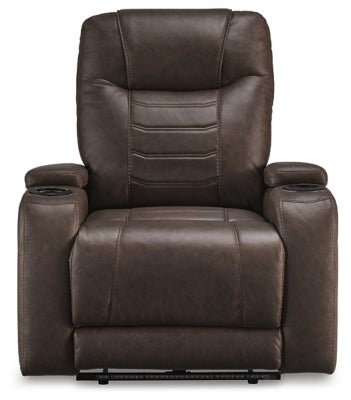 Schooner Rocks Power Recliner - Dark Brown Reclining Chair modern furniture Contempo Furniture