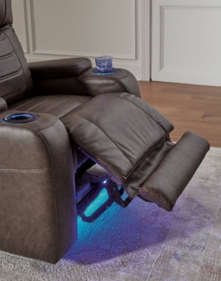 Schooner Rocks Power Recliner - Dark Brown Reclining Chair modern furniture Contempo Furniture
