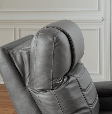 Schooner Rocks Power Recliner - Dark Gray Reclining Chair modern furniture Contempo Furniture