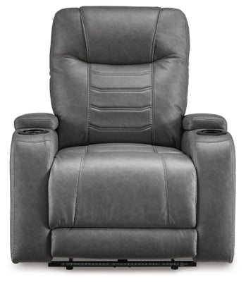 Schooner Rocks Power Recliner - Dark Gray Reclining Chair modern furniture Contempo Furniture