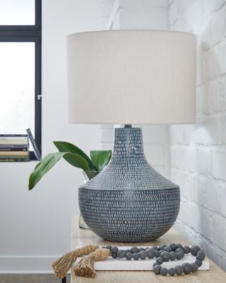 Schylarmont Table Lamp - Dark Gray Table Lamp modern furniture Contempo Furniture