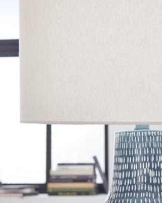 Schylarmont Table Lamp - Dark Gray Table Lamp modern furniture Contempo Furniture