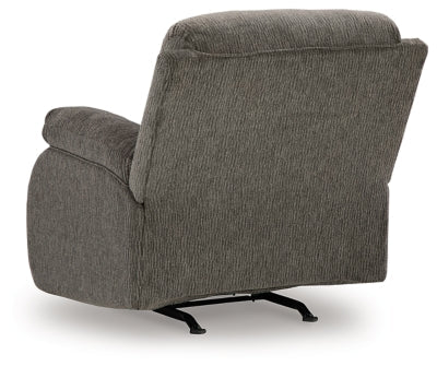 Scranto Recliner - Dark Gray Rocker Chair modern furniture Contempo Furniture