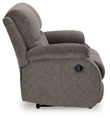 Scranto Reclining Loveseat - Dark Gray Reclining Loveseat modern furniture Contempo Furniture