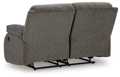 Scranto Reclining Loveseat - Dark Gray Reclining Loveseat modern furniture Contempo Furniture