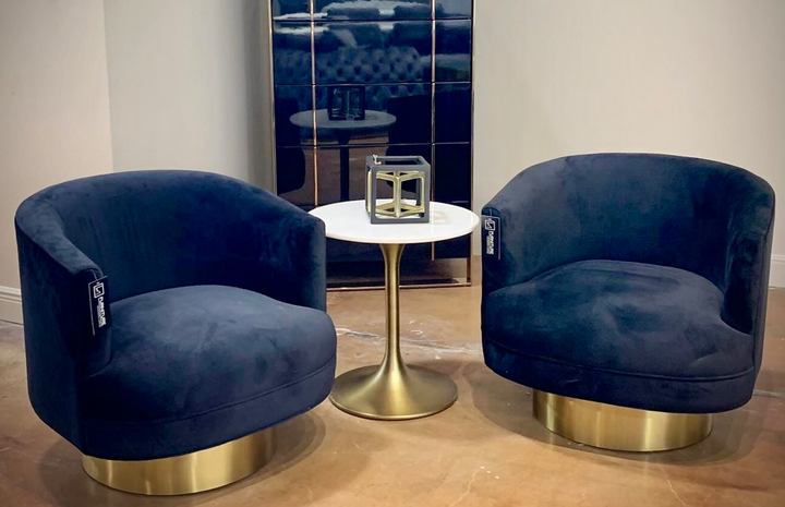 Basalt - Modern Black Fabric Accent Chair