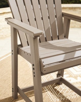 Seacliff Beach Outdoor Counter Height Bar Stool (Set of 2) - Light Brown Stool Set modern furniture Contempo Furniture