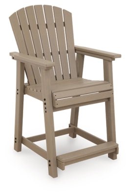 Seacliff Beach Outdoor Counter Height Bar Stool (Set of 2) - Light Brown Stool Set modern furniture Contempo Furniture