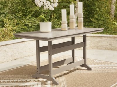 Seacliff Beach Outdoor Counter Height Dining Table - Light Brown Dining Table modern furniture Contempo Furniture