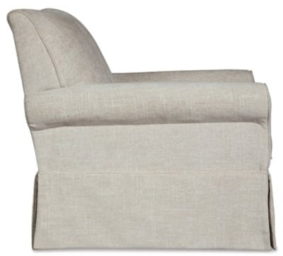 Searcy Accent Chair - Beige Swivel Glider Chair modern furniture Contempo Furniture