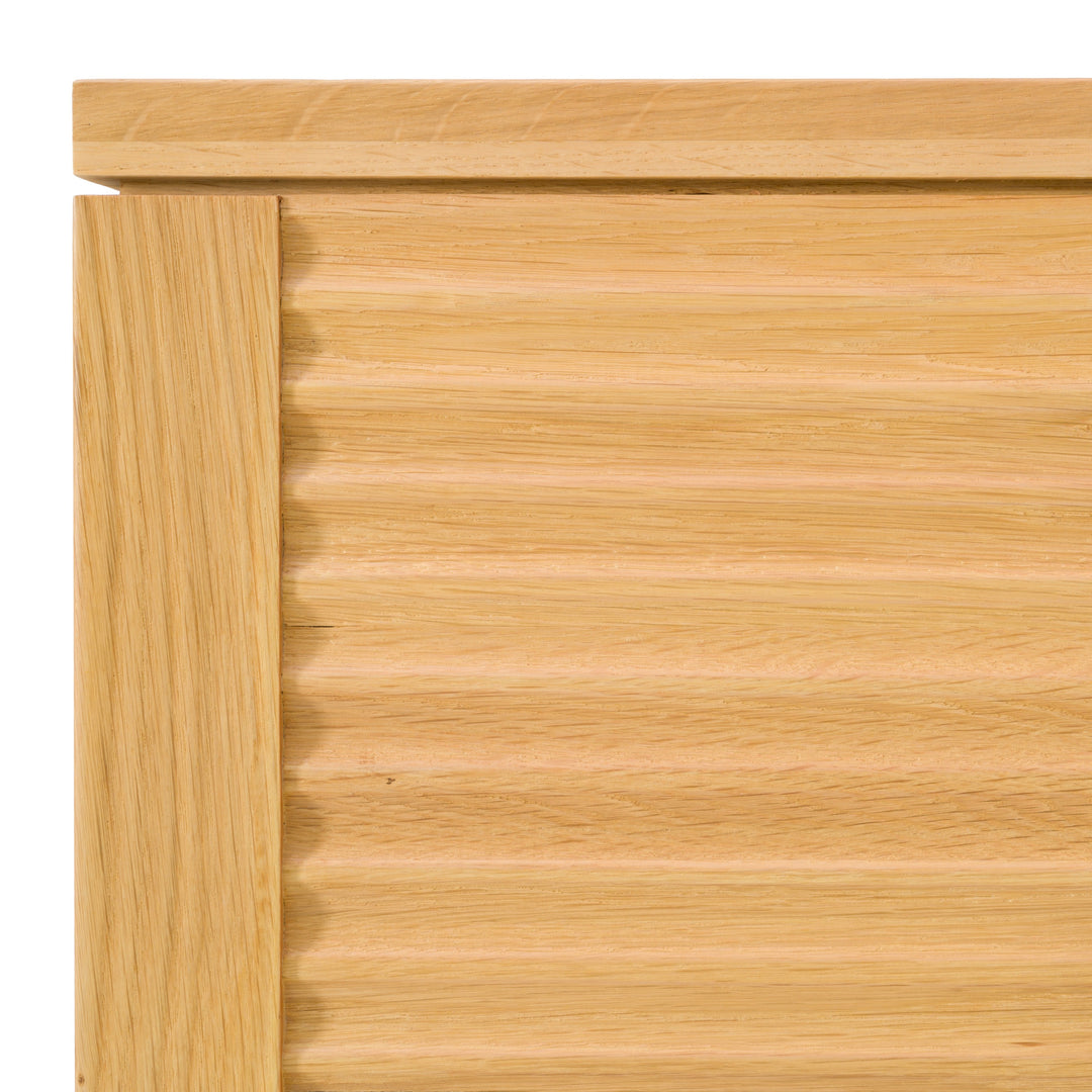 Seattle - Modern Natural Oak Bed