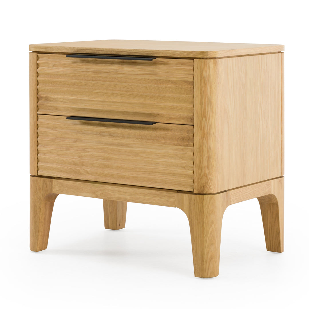 Seattle - Modern Natural Oak Nightstand