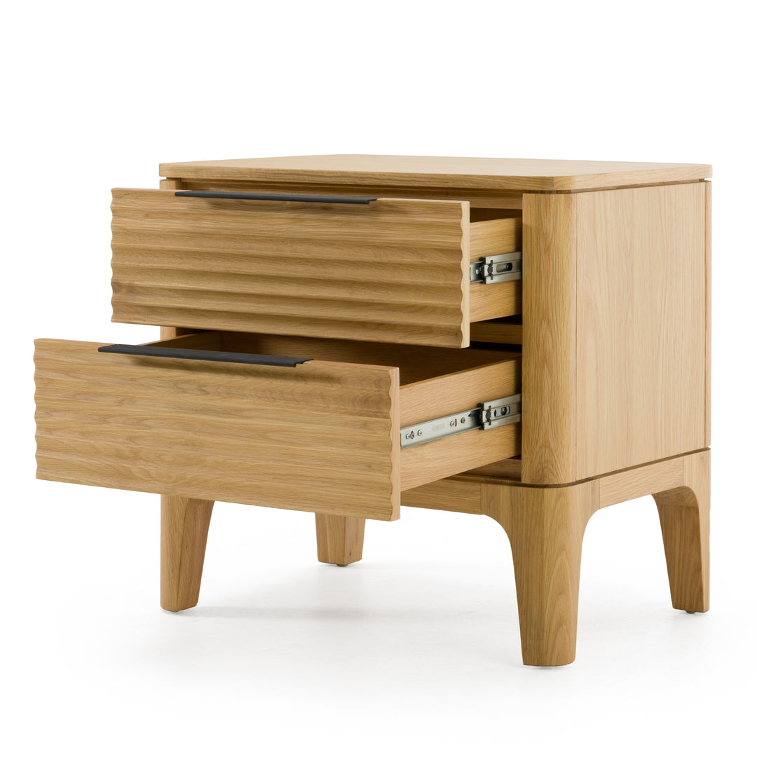 Seattle  Modern Natural Oak Nightstand