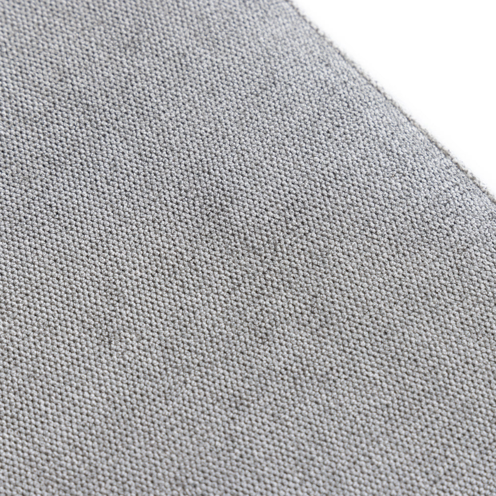 Sebastian - Modern Grey Fabric + Stainless Steel Counter Chair - View 8