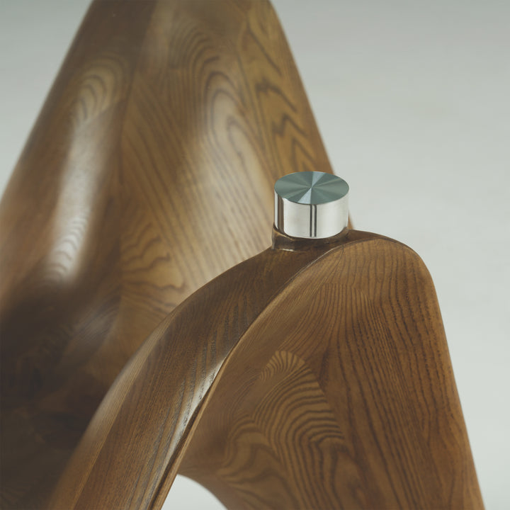 Seguin - Round Glass + Walnut Dining Table