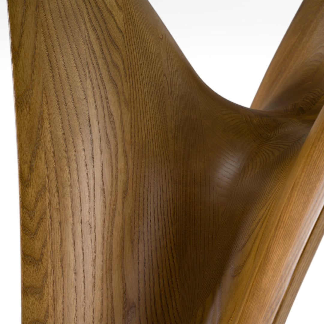 Seguin - Round Glass + Walnut Dining Table