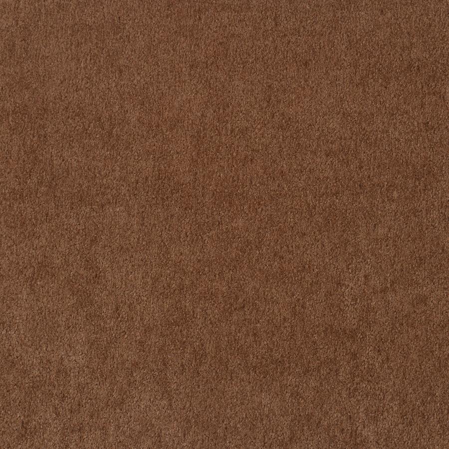 Selma - Velvet Upholstered Crescent Arm Loveseat - Rust Stationary Loveseat modern furniture Contempo Furniture