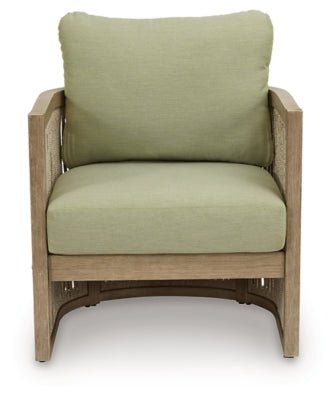 Serena Shores Outdoor Lounge Chair (Set of 2) - Green Chair Set modern furniture Contempo Furniture