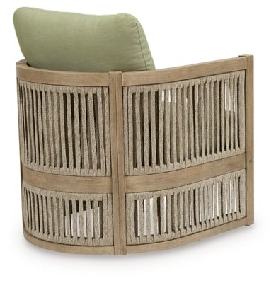 Serena Shores Outdoor Lounge Chair (Set of 2) - Green Chair Set modern furniture Contempo Furniture