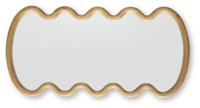 Serendis Accent Mirror - Light Brown Accent Mirror modern furniture Contempo Furniture