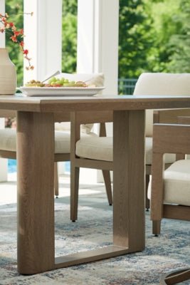 Serene Bay Outdoor Dining Table - Dark Brown Dining Table modern furniture Contempo Furniture