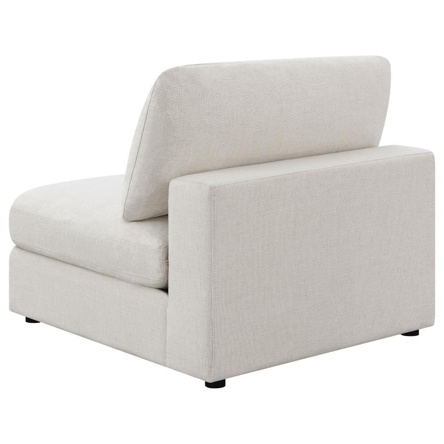 Serene - Upholstered 4 Piece Modular Sectional Sofa - Beige Stationary Sectional modern furniture Contempo Furniture