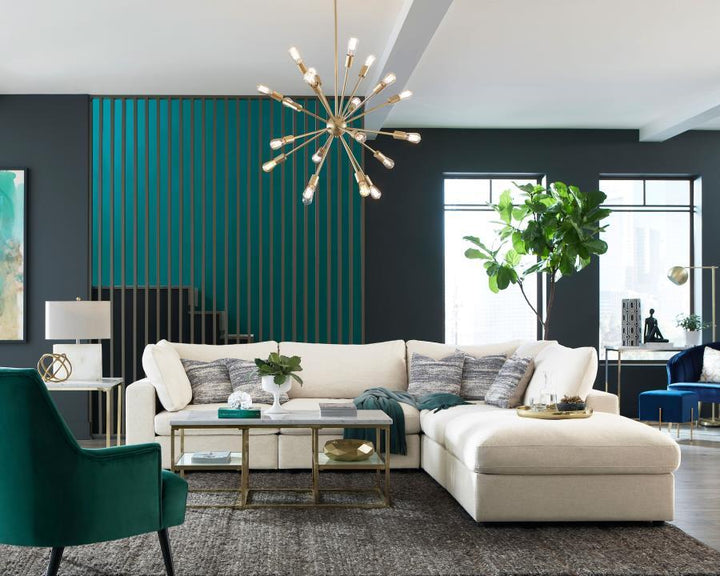 Serene - Upholstered Corner - Beige Corners modern furniture Contempo Furniture