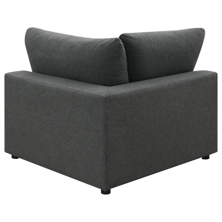 Serene - Upholstered Corner - Charcoal Corners modern furniture Contempo Furniture