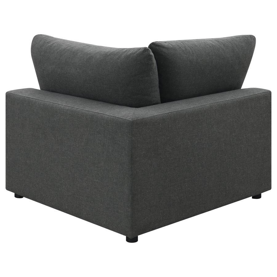 Serene - Upholstered Corner - Charcoal Corners modern furniture Contempo Furniture