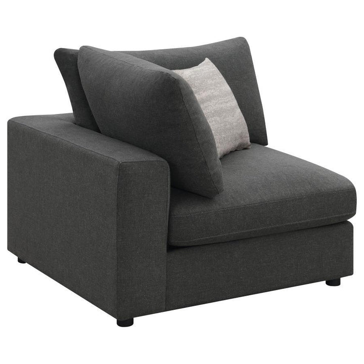 Serene - Upholstered Corner - Charcoal Corners modern furniture Contempo Furniture
