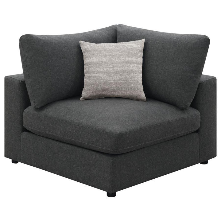 Serene - Upholstered Corner - Charcoal Corners modern furniture Contempo Furniture