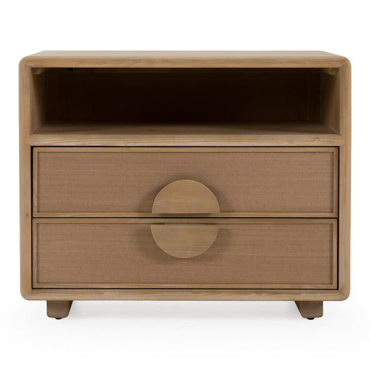 Sergio - Modern Natural Oak Nightstand