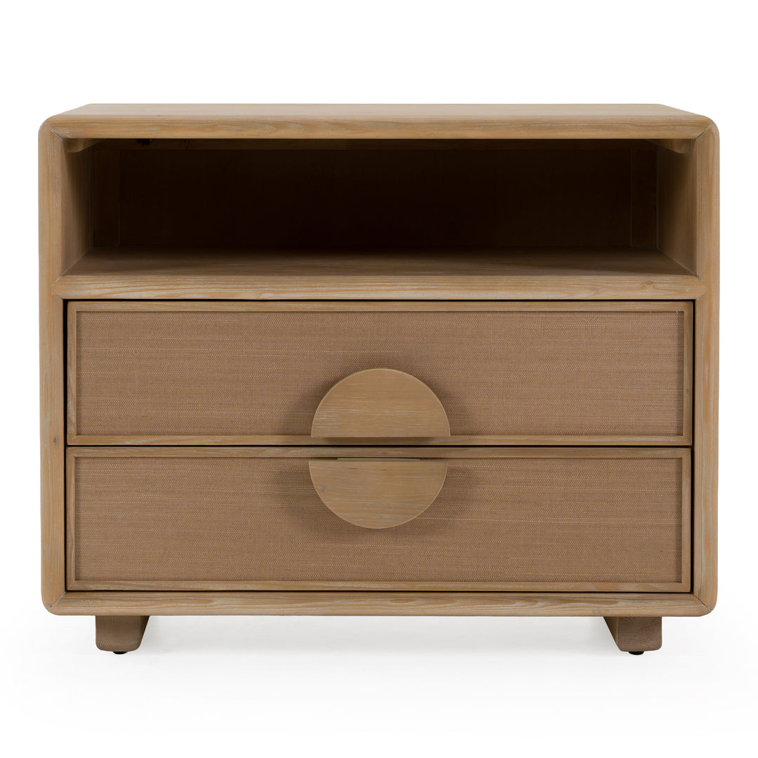 Sergio - Modern Natural Oak Nightstand