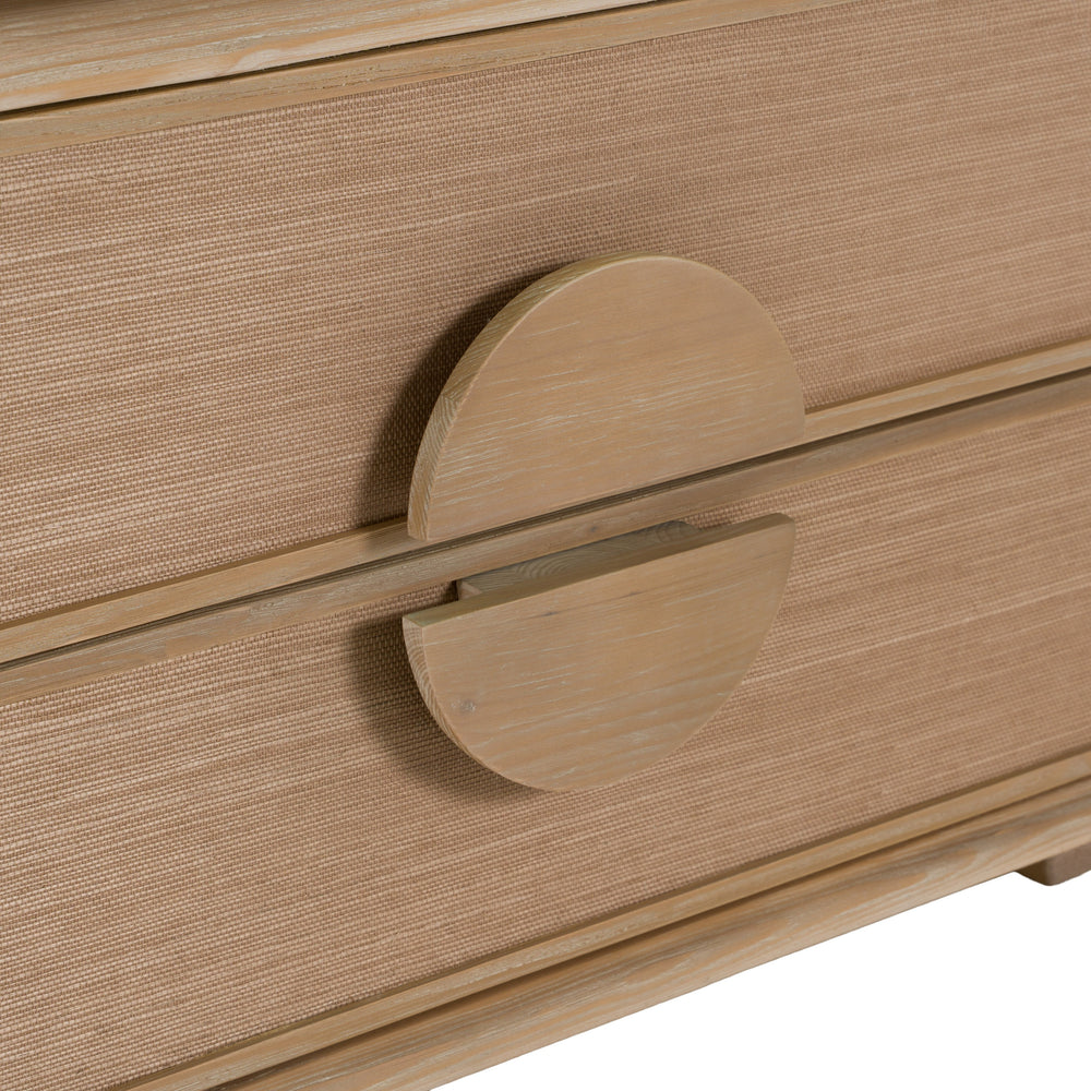 Sergio - Modern Natural Oak Nightstand - View 6