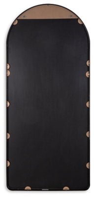 Sethall Floor Mirror - Black Floor Mirror modern furniture Contempo Furniture