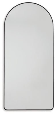 Sethall Floor Mirror - Black Floor Mirror modern furniture Contempo Furniture