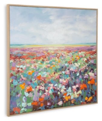 Sethford Wall Art - Orange Canvas Art modern furniture Contempo Furniture
