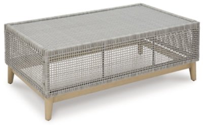 Seton Creek Outdoor Coffee Table - Dark Gray Coffee Table modern furniture Contempo Furniture