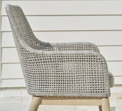 Seton Creek Outdoor Dining Arm Chair (Set of 2) - Dark Gray Chair Set modern furniture Contempo Furniture