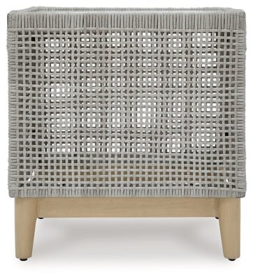Seton Creek Outdoor End Table - Dark Gray End Table modern furniture Contempo Furniture