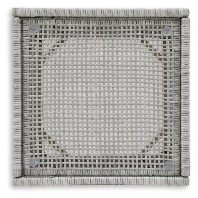 Seton Creek Outdoor End Table - Dark Gray End Table modern furniture Contempo Furniture