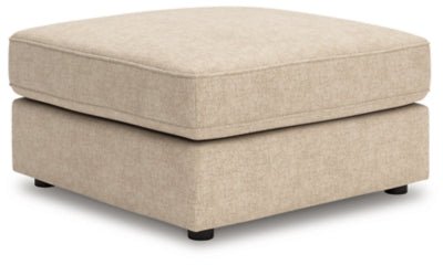 Seyler Oversized Accent Ottoman - Beige Accent Ottoman modern furniture Contempo Furniture