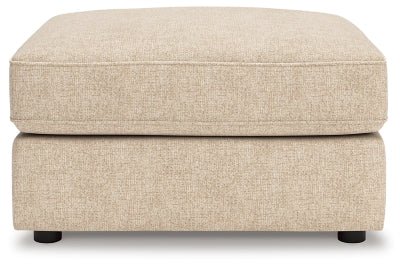Seyler Oversized Accent Ottoman - Beige Accent Ottoman modern furniture Contempo Furniture