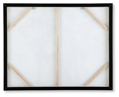 Shadwick Wall Art - White Canvas Art modern furniture Contempo Furniture
