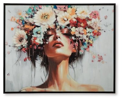 Shadwick Wall Art - White Canvas Art modern furniture Contempo Furniture